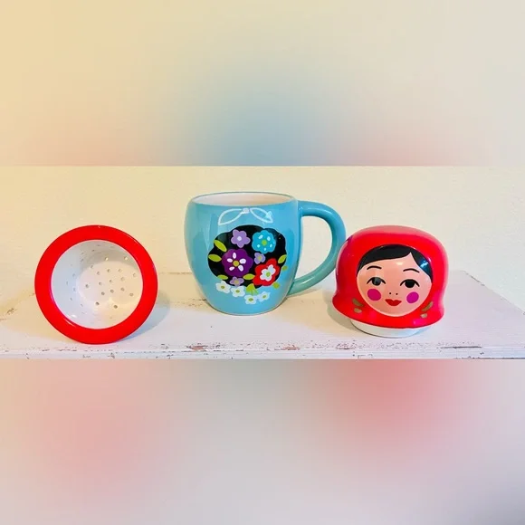 World Market Nesting Russian Doll Tea Infuser - Picture 4 of 4